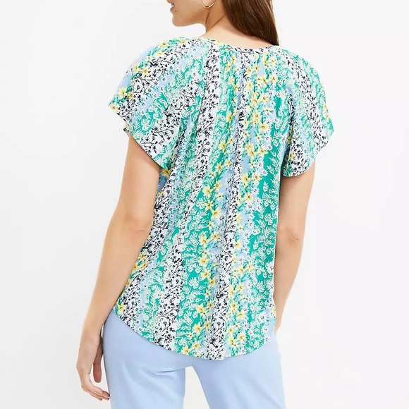 LOFT Multicolor Floral Blouse - Picture 2 of 7
